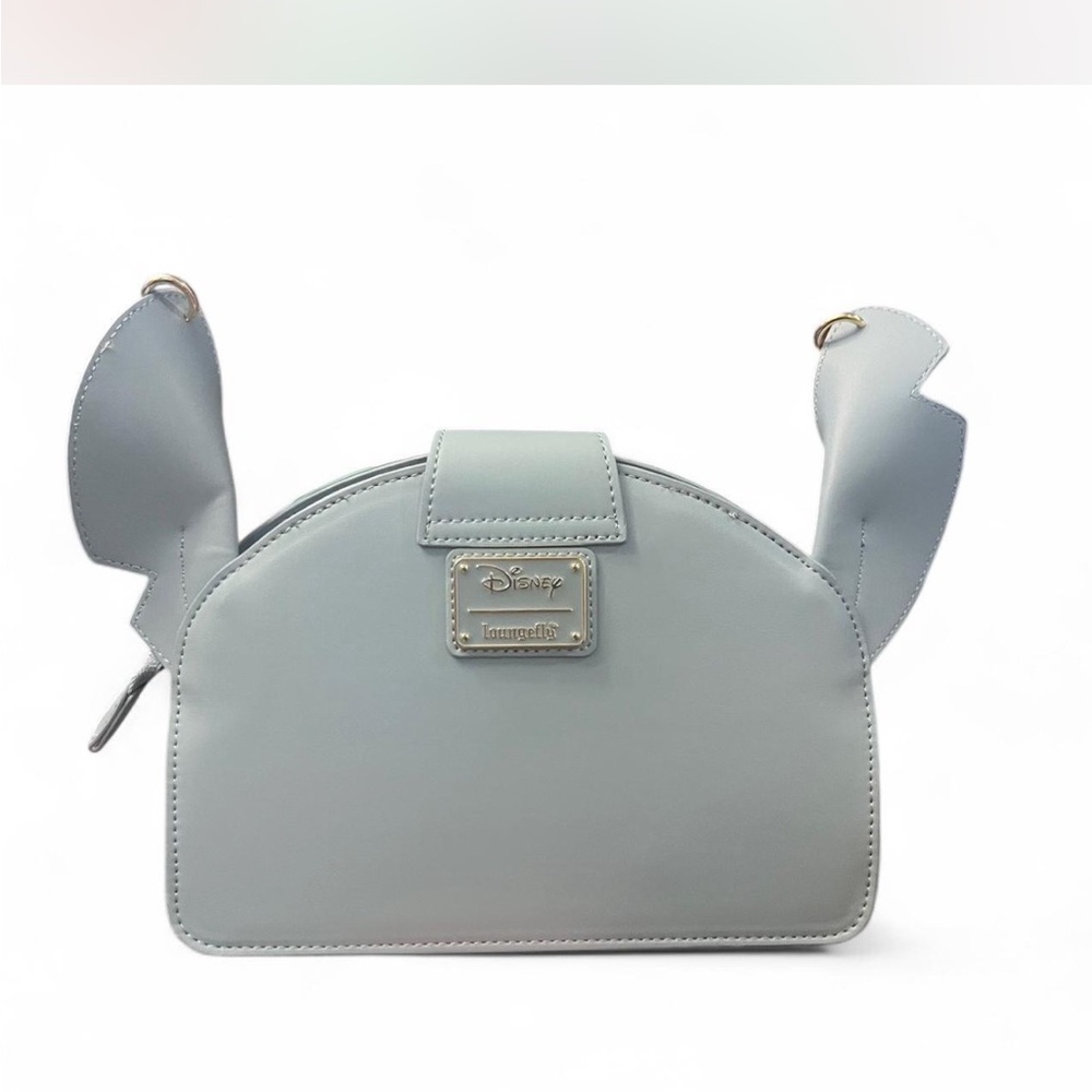 Loungefly Green and Blue Crossbody Bag with Stitch Design - Picture 2 of 3